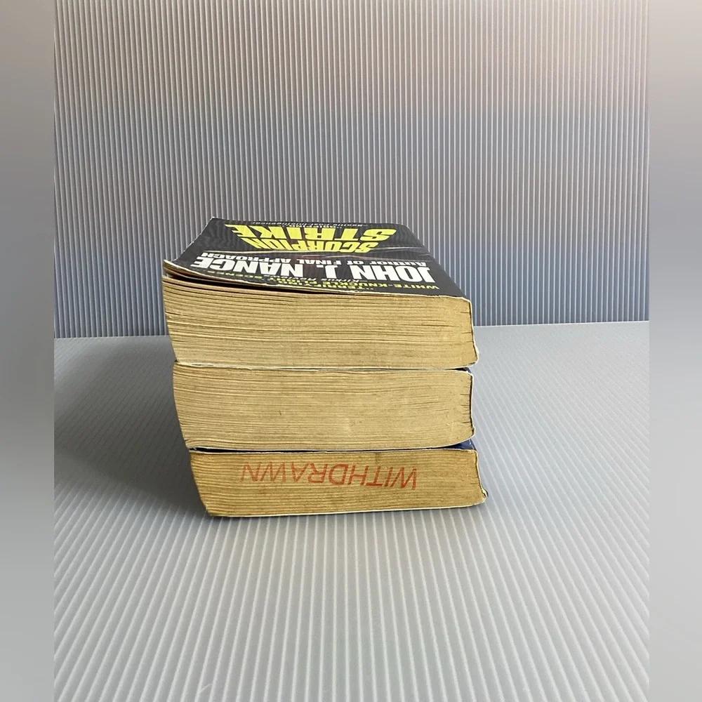 Set of 3 Mystery Thriller Paperback Books